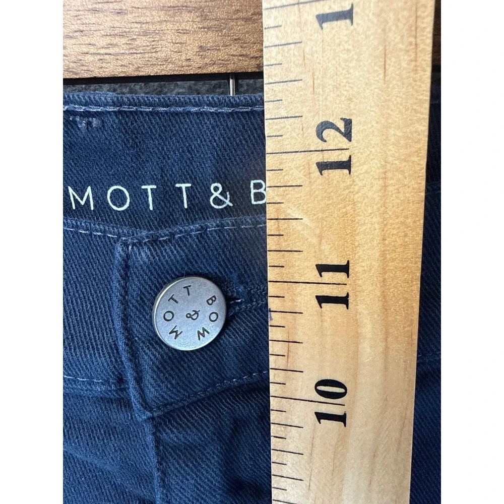 Mott & Bow Mercer Pants Men 42x30 Blue Preppy Straight Leg Cotton Stretch Travel